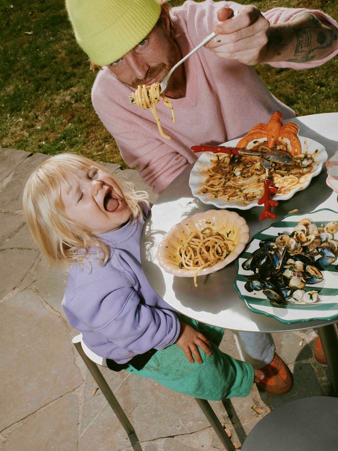 Instagram post by @delrezpaulchef for Westwing. Caption reads: Nothing says family comfort like pasta 👨‍🍳 This....