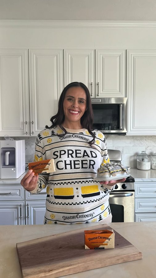 Instagram post by @kuuipovea for Danish Creamery. Caption reads: @danishcreamery butter is so delicious and if you....