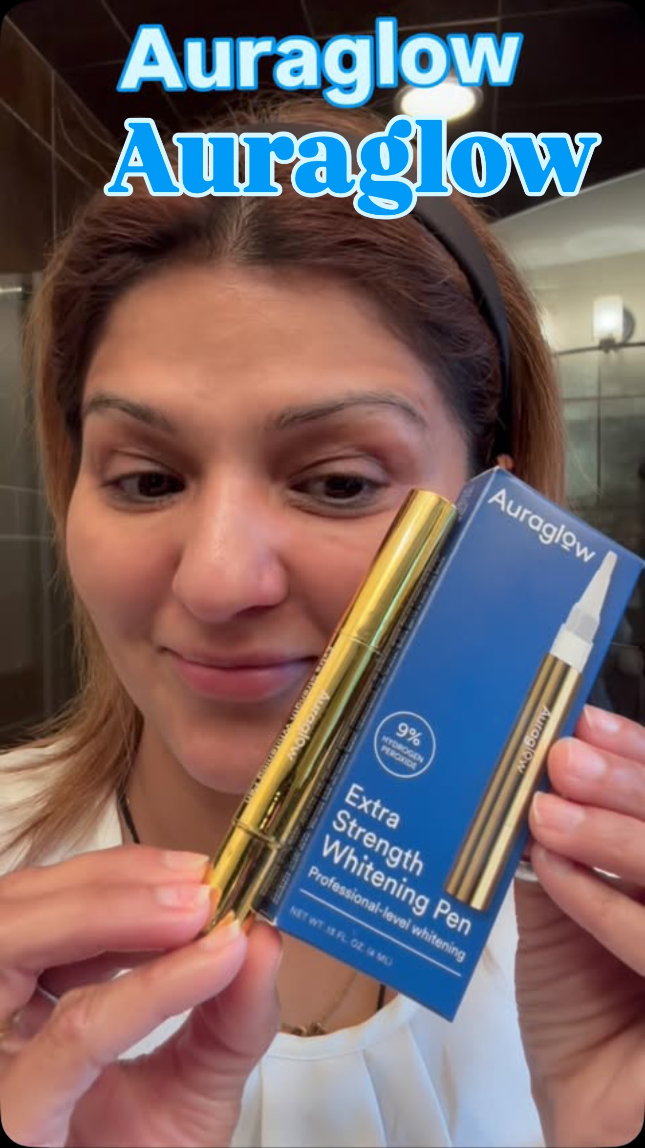 Instagram post by @poojhapatel.official for AURAGLOW. Caption reads: [...] one’s for you! ☕🫖
I’ve been using the....