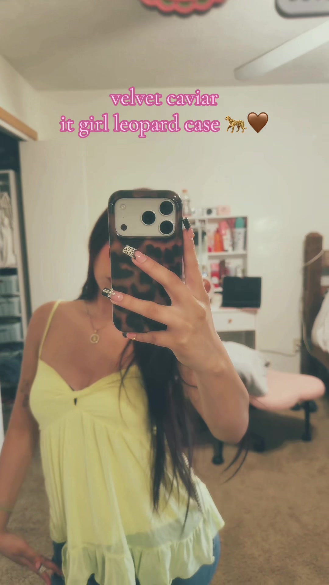 TikTok post by @alexandra.ll22 for VELVET CAVIAR. Caption reads: @velvetcaviar #phonecase #velvetcaviarphonecase....