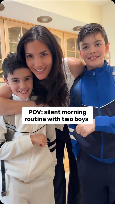 Instagram post by @therealjohannariehm for Skylight Frame. Caption reads: School mornings are anything but quiet 😅 So when....