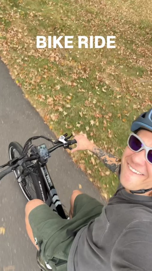 Instagram post by @gimpy for Lectric eBikes. Caption reads: [...] my electric steed 

#Lectricpartner....