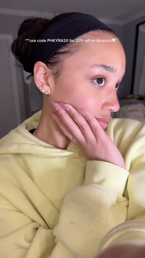 Instagram post by @kyraevanshughes for Pharmaceris. Caption reads: @pharmacerisusa to the RESCUE! Head to my amazon....