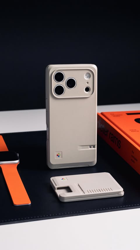 Instagram post by @tomeversley for Spigen. Caption reads: The Spigen Classic LS Collection reimagines....