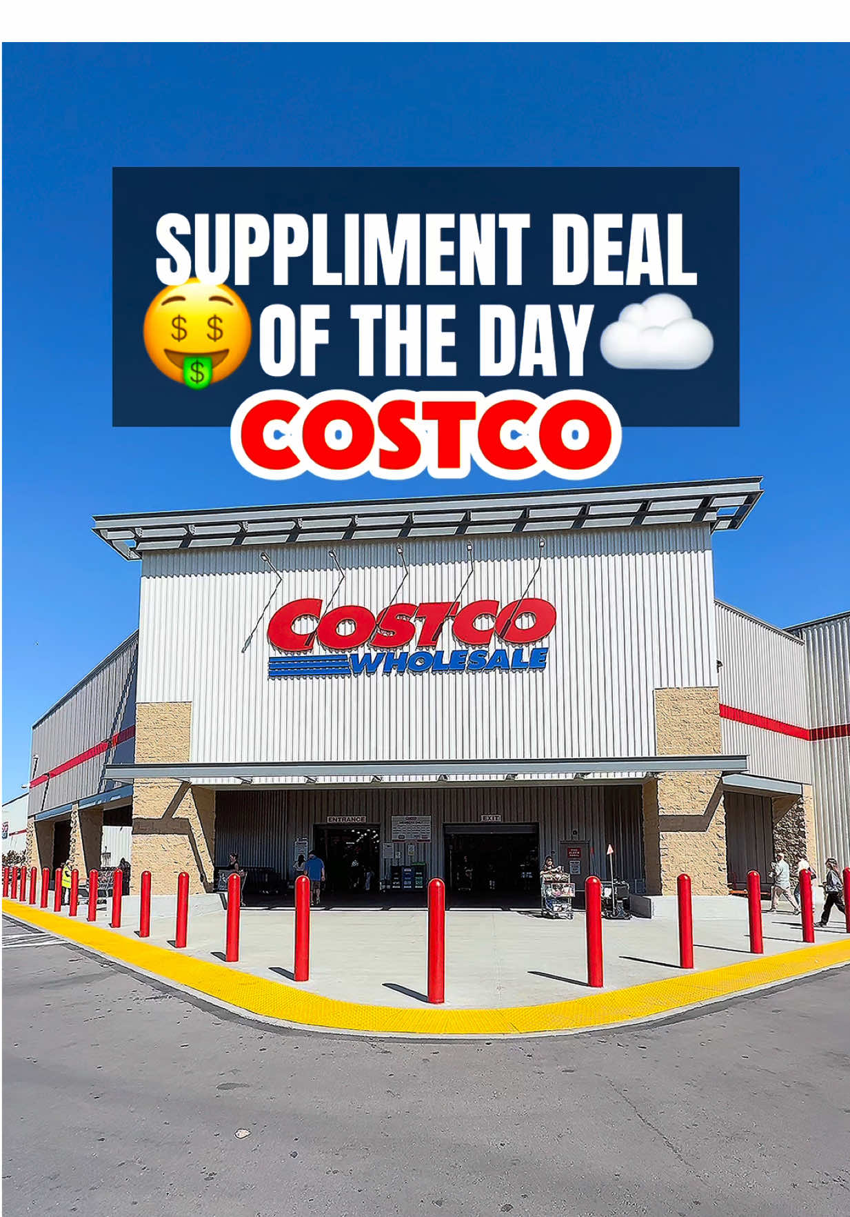 TikTok post by @costcowonders for drinknello. Caption reads: Costco just stocked Nello Supercalm and it’s....