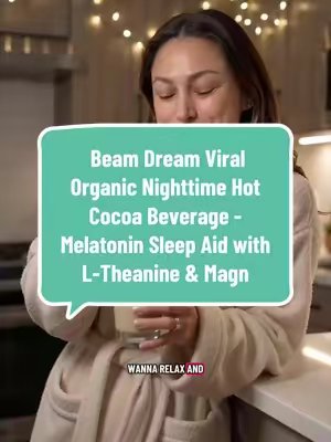 TikTok post by @gabby_srz1 for Beam. Caption reads: [...] makes winding down feel extra cozy. ✨....