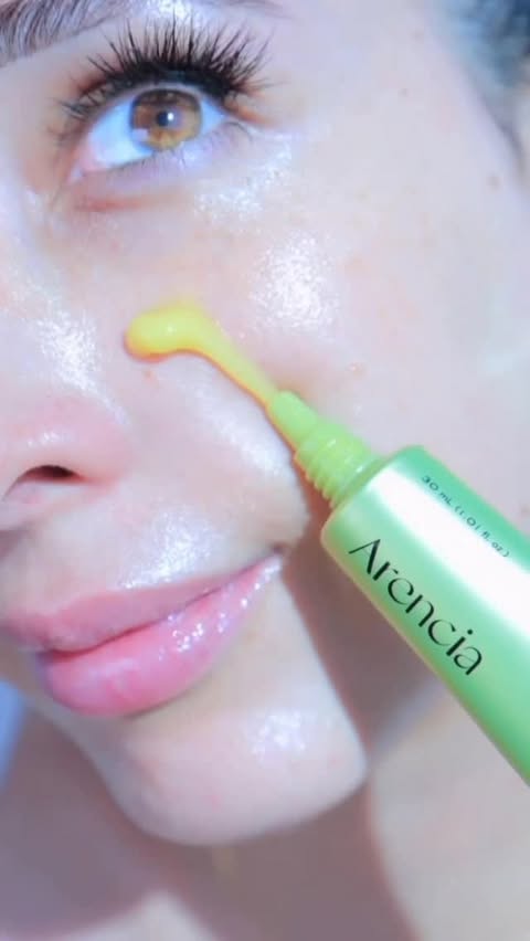 Instagram post by an influencer for 3CE JAPAN. Caption reads: the empty @arencia_global global vitamin c booster....