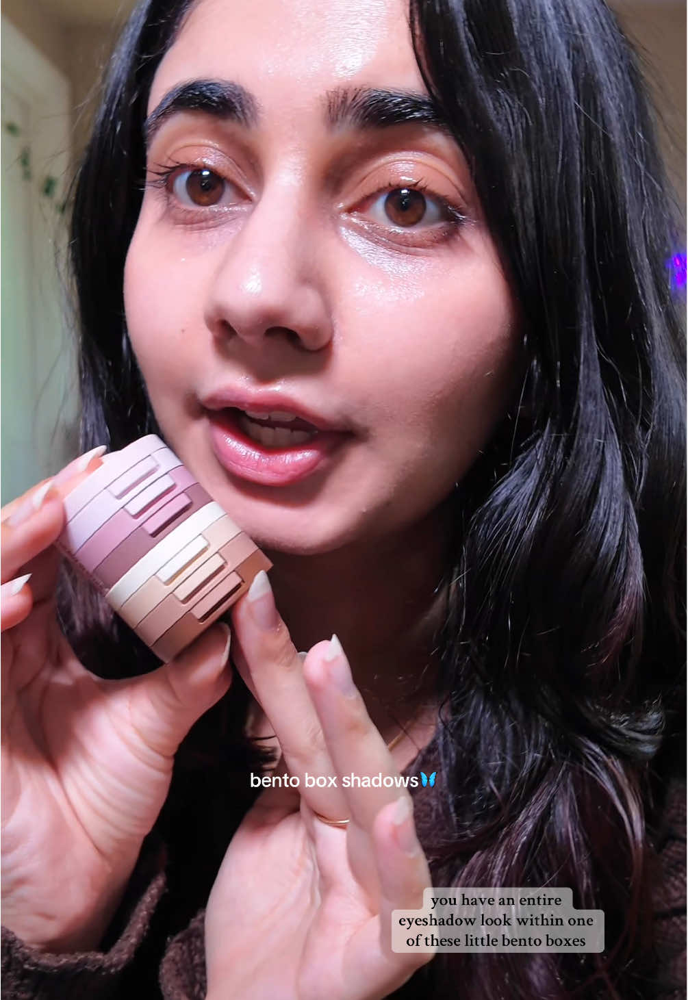 TikTok post by @ishasallll for Kaja Beauty. Caption reads: would you try this one? @Kaja Beauty #kajabeauty....
