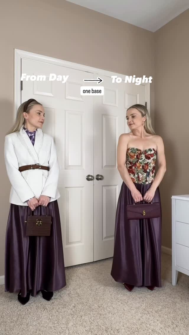 Instagram post by @petitelife_incolors for Chicwish. Caption reads: From day to night with one base. If you want to....