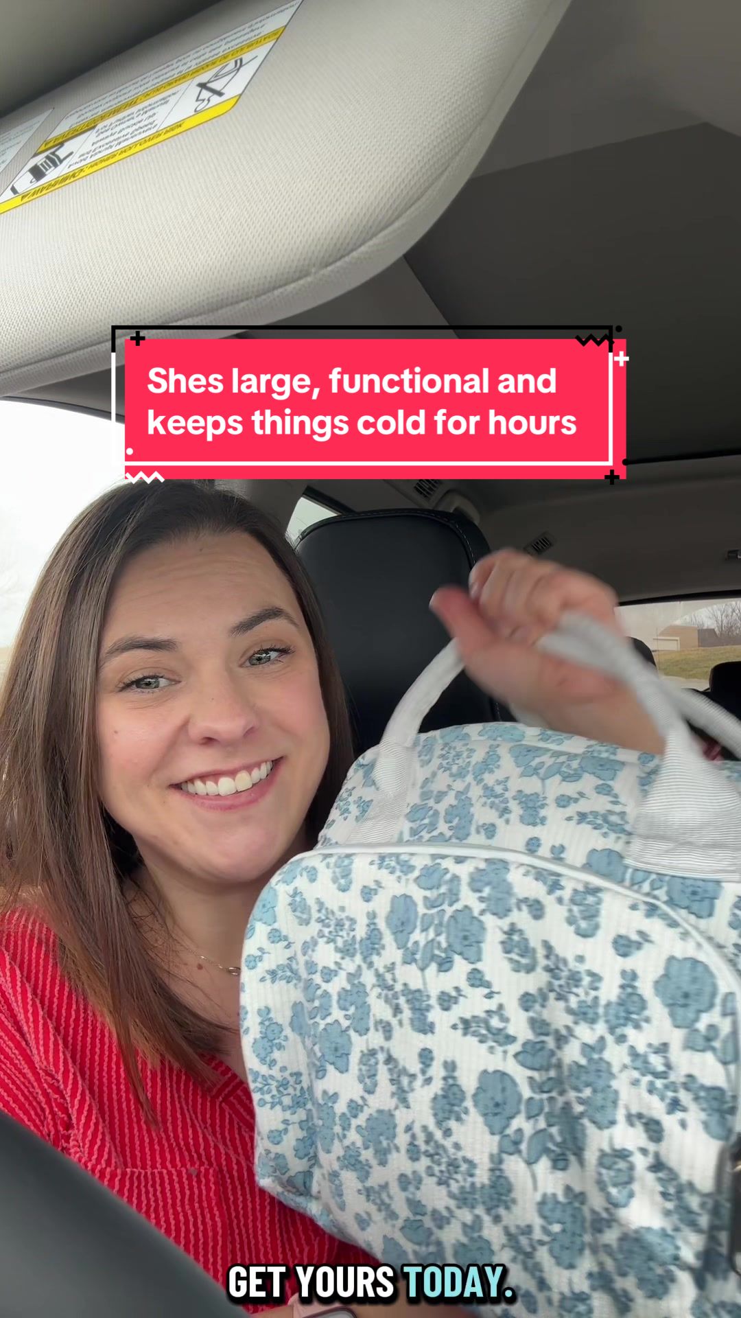TikTok post by @ashleylendrum for MEXS Bag-US. Caption reads: [...] #mealprep #onthego #lunchtime @MEXS Bag-US....