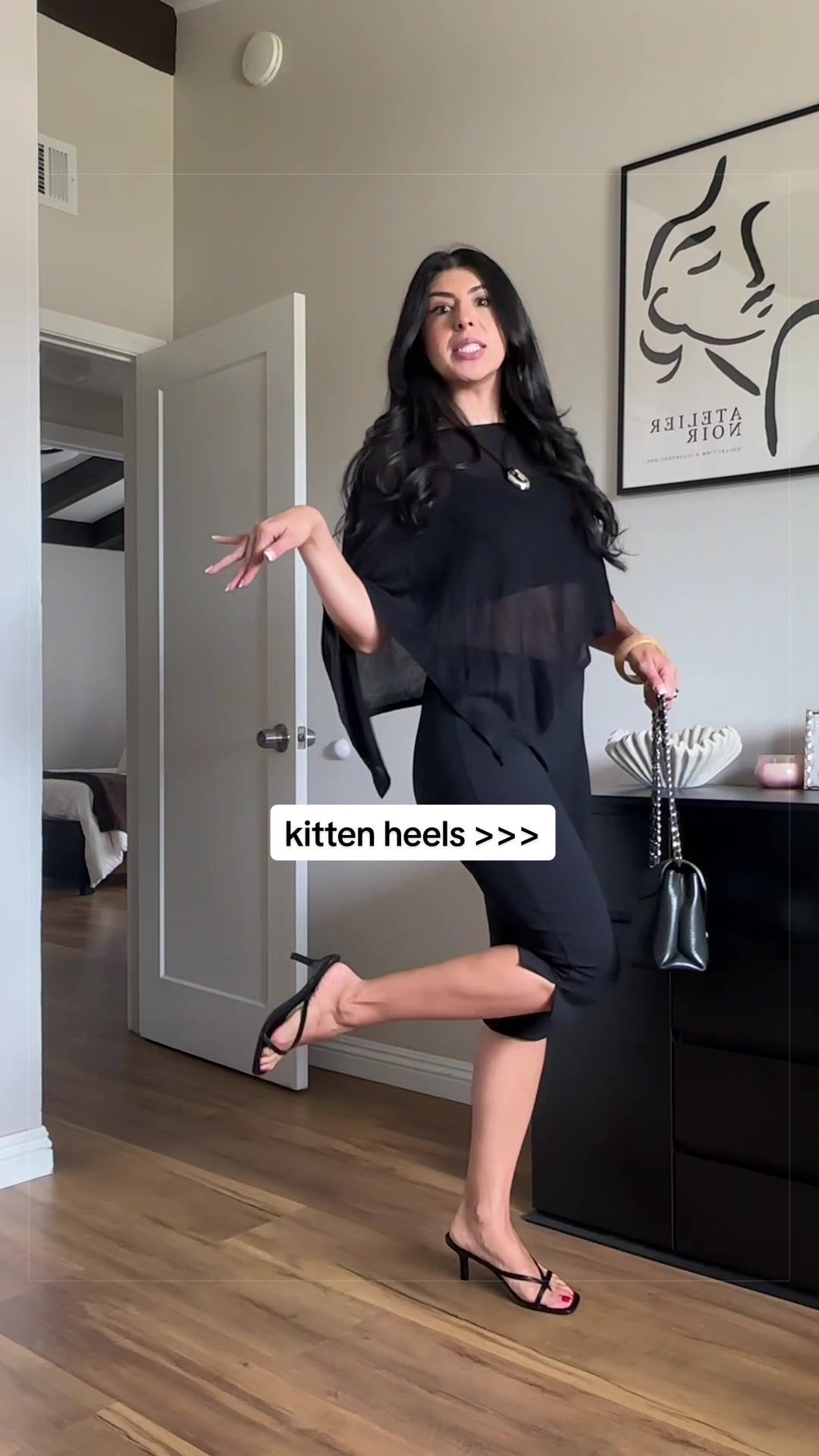 TikTok post by @bymelissxo for Dream Pairs. Caption reads: [...] perfect chic touch. Love this pair by @Dream....