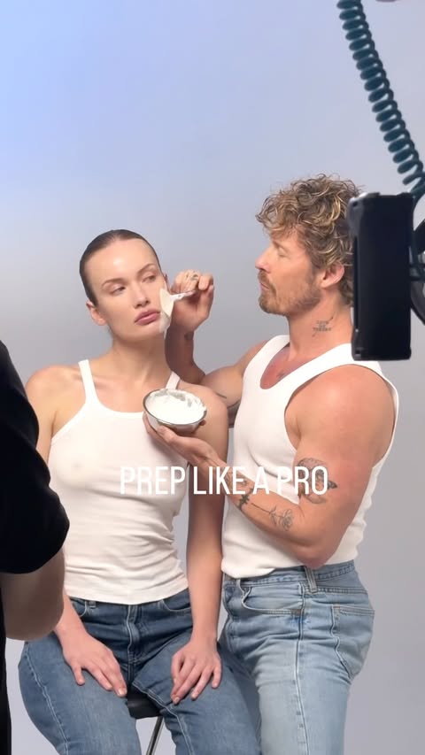 Instagram post by @maxmade for dermalogica. Caption reads: [...] 🤍 So excited to be the face of....