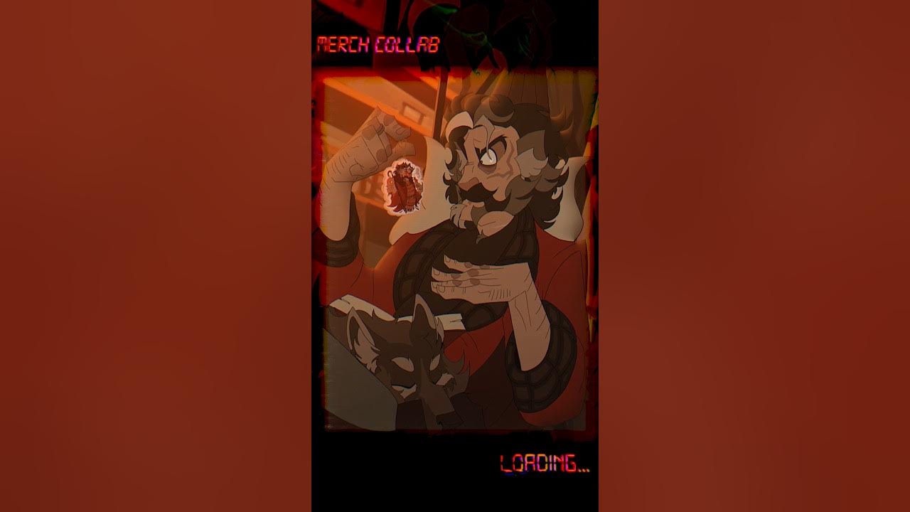 YouTube post by @foscx for Vograce. Caption reads: New Grimport Merch ✣ Collab with Vograce #ocmerch....