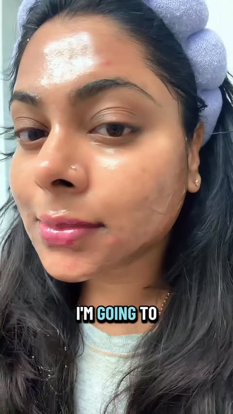 Instagram post by @sannie.ugc for APRILSKIN. Caption reads: [...] repeat — clearer skin starts here....