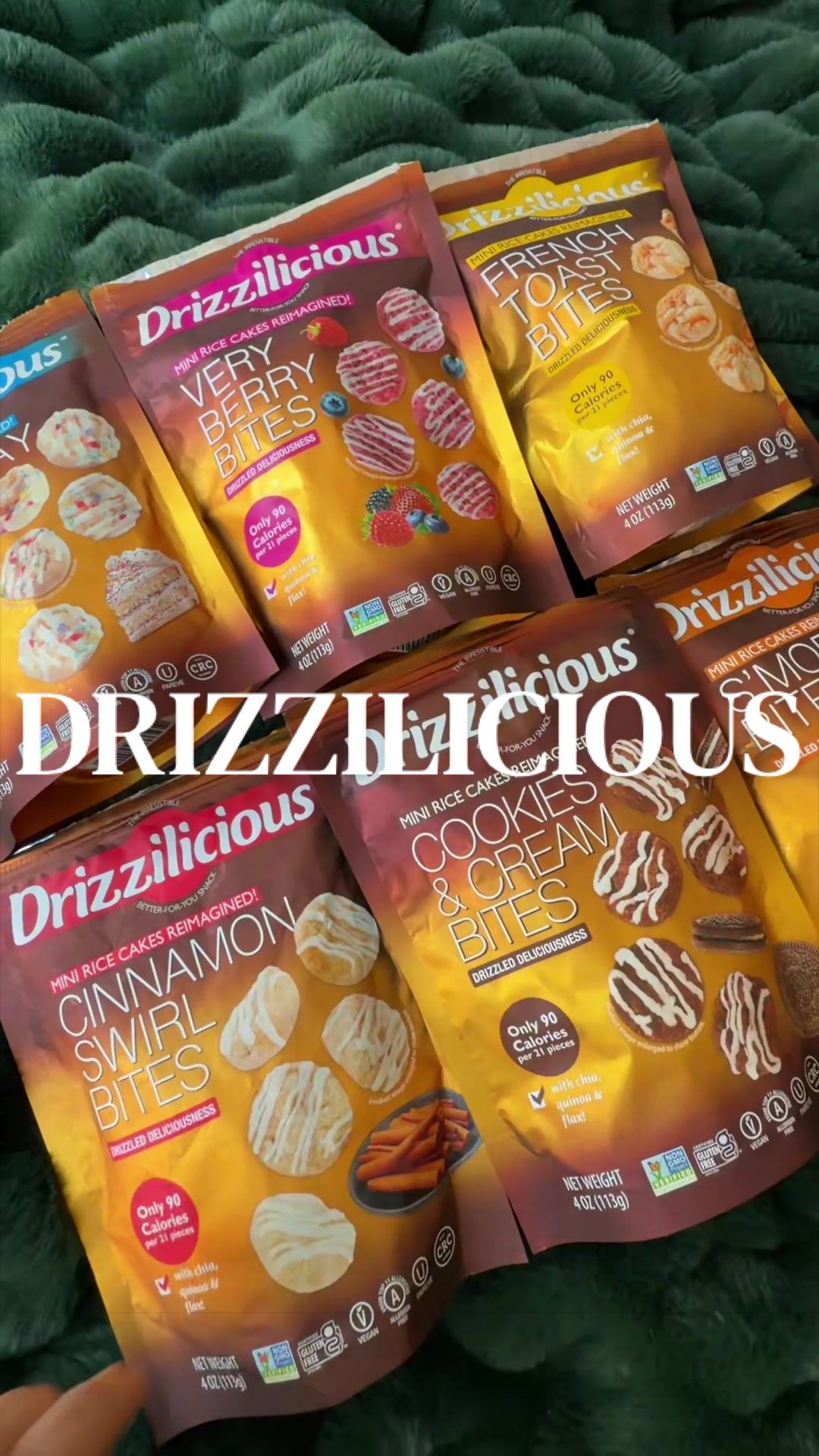 TikTok post by @messyparenting for Drizzilicious. Caption reads: What’s your favorite flavor? @Drizzilicious....