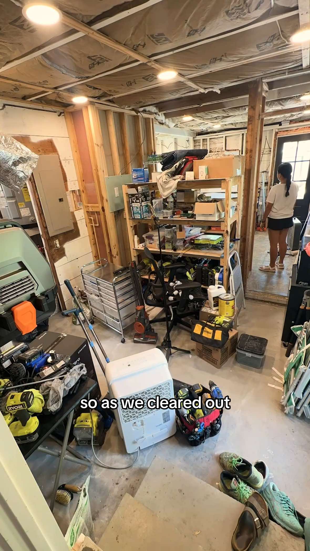 TikTok post by @johndolechek for Filterbuy. Caption reads: [...] out the back half of our house w/ @Filterbuy....