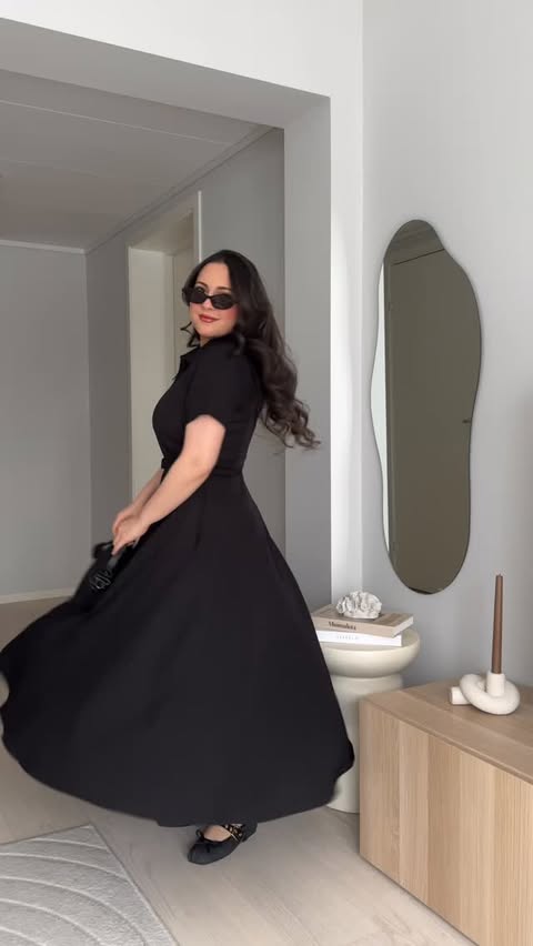 Instagram post by @mays.karim for Rihoas. Caption reads: My elegant outfits from @rihoas_official ❣️✨😍
Use....