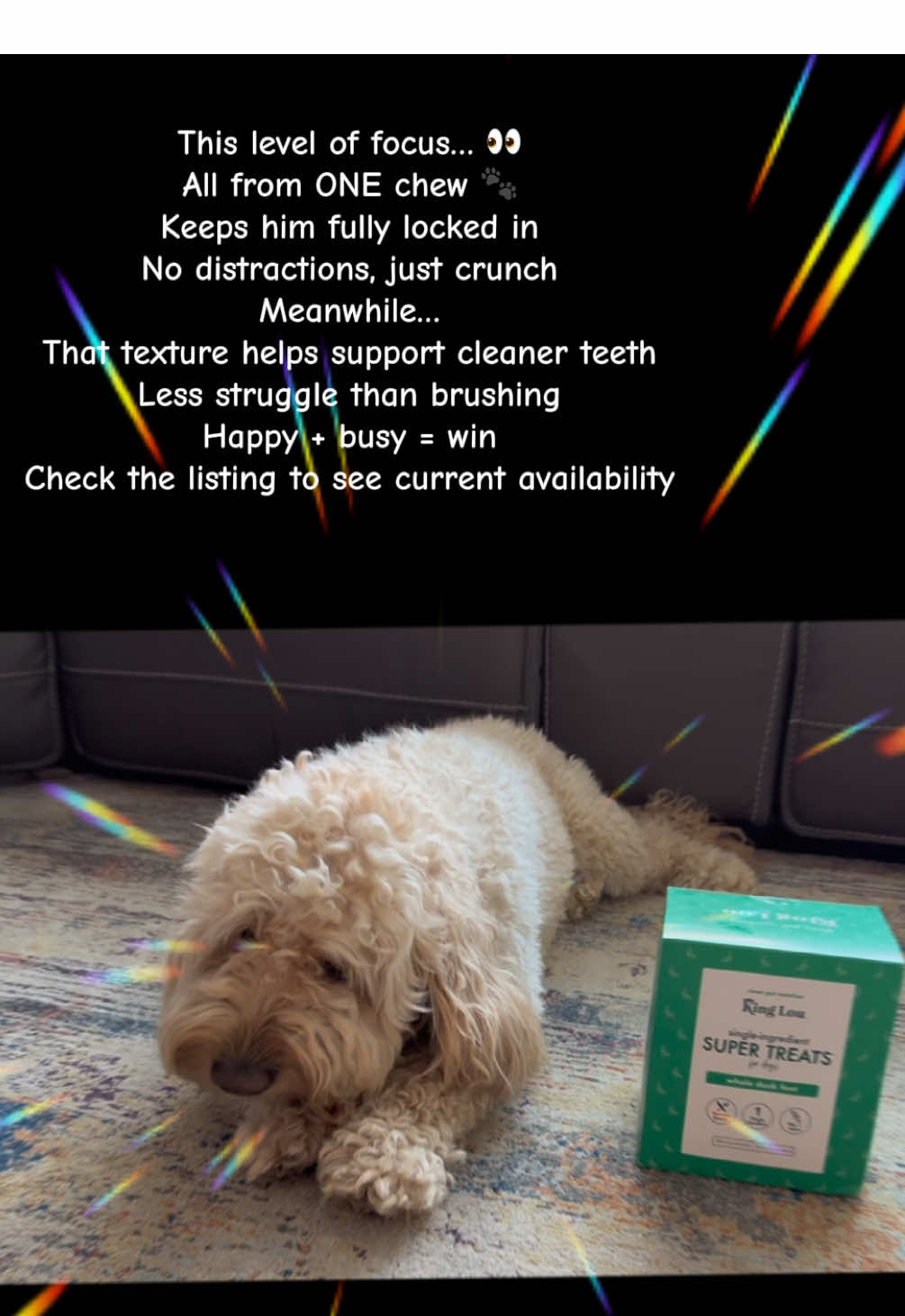 TikTok post by @worldofoso for King Lou. Caption reads: [...] to see current availability #greenish @King....