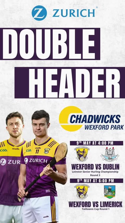 Instagram post by @officialwexgaa for Zurich Insurance. Caption reads: DOUBLE HEADER INCOMING 🔥 It’s a massive day in....
