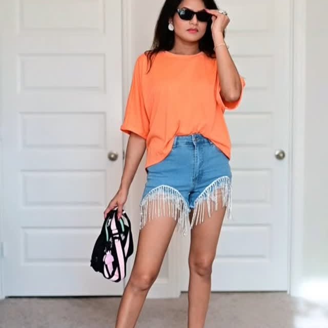 Instagram post by @thestyleride for JumpFromPaper. Caption reads: Summer Era Unlocked 🔓 😎 

Bag: @jumpfrompaper....