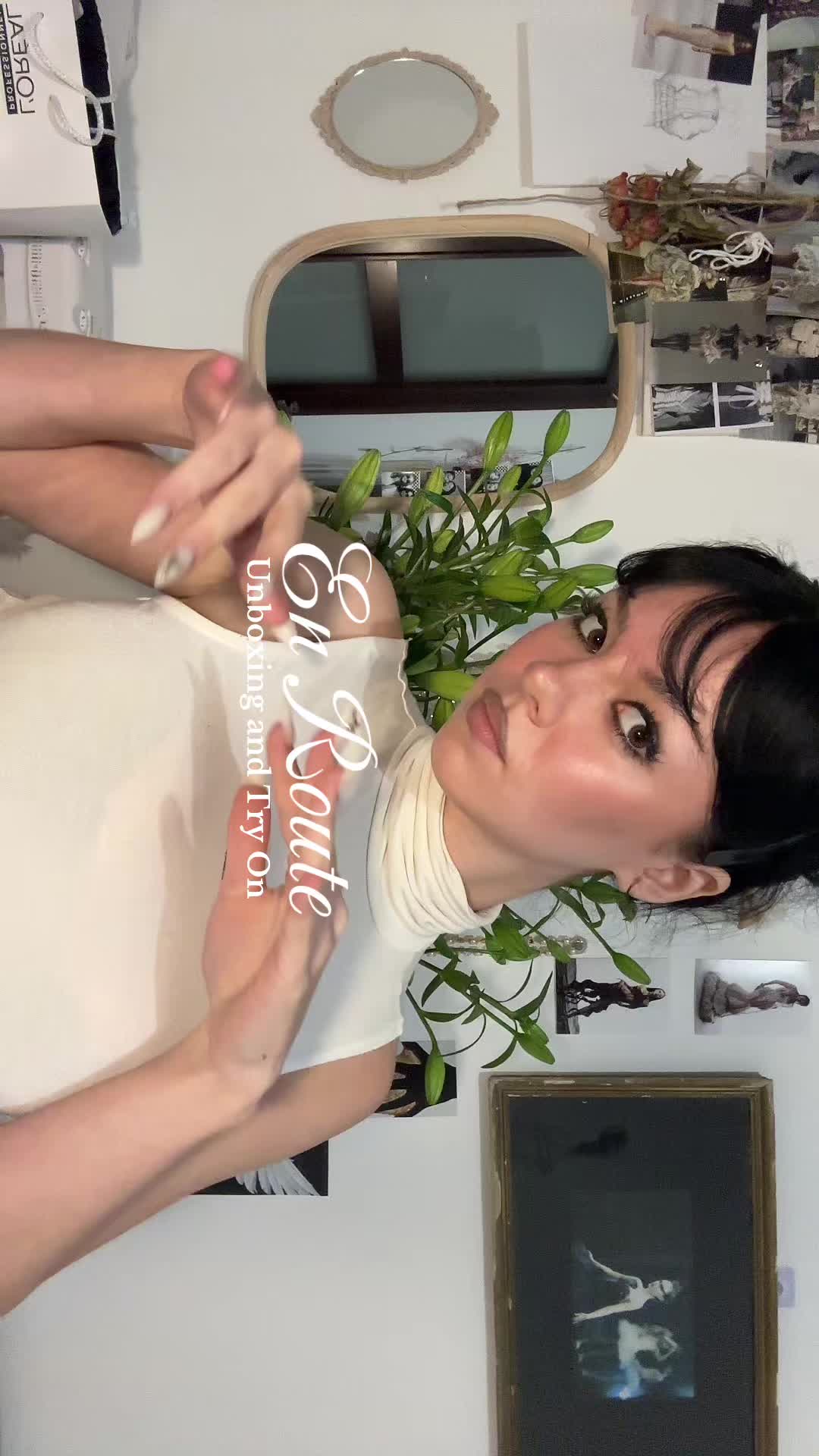TikTok post by @strawberrykiss_3 for En Route Jewelry. Caption reads: Black Friday 35% off on en route jewelry #unboxing....