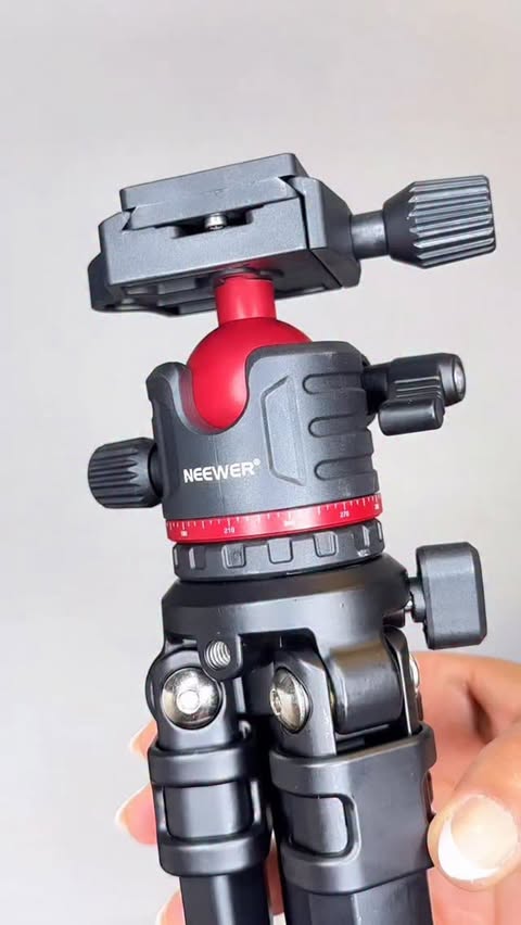 Instagram post by @alpha.sherpa for NEEWER. Caption reads: [...] and lightweight look no further. The @neewer....