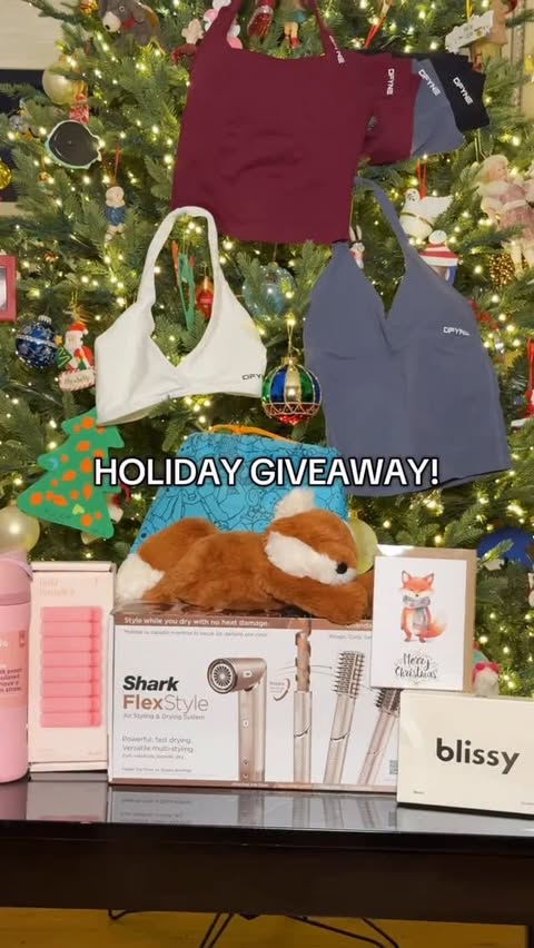 Instagram post by @_juliabedell for Blissy. Caption reads: MY HOLIDAY GIVEAWAY! 🎄❤️

HOW TO ENTER: 
- LIKE....