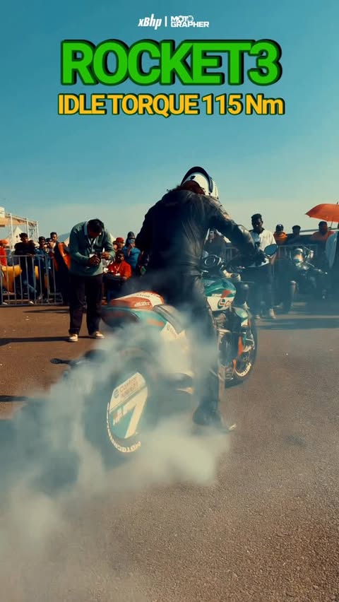 Instagram post by @elite_octane_inc for Castrol. Caption reads: Do you want a push ? #ninjaZx10R #triumphRocket3r....