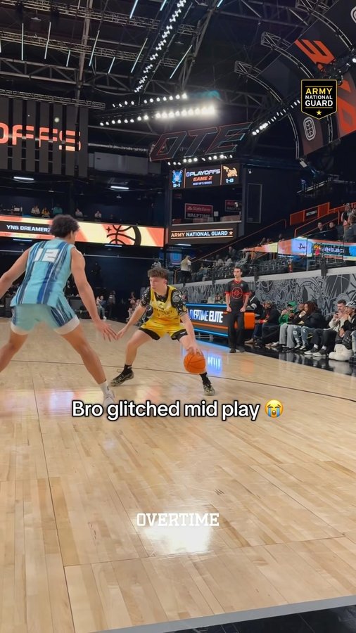 Instagram post by @yngdreamerz for National Guard. Caption reads: [...] bio to watch ELI ELLIS 🔥 @eliellis....