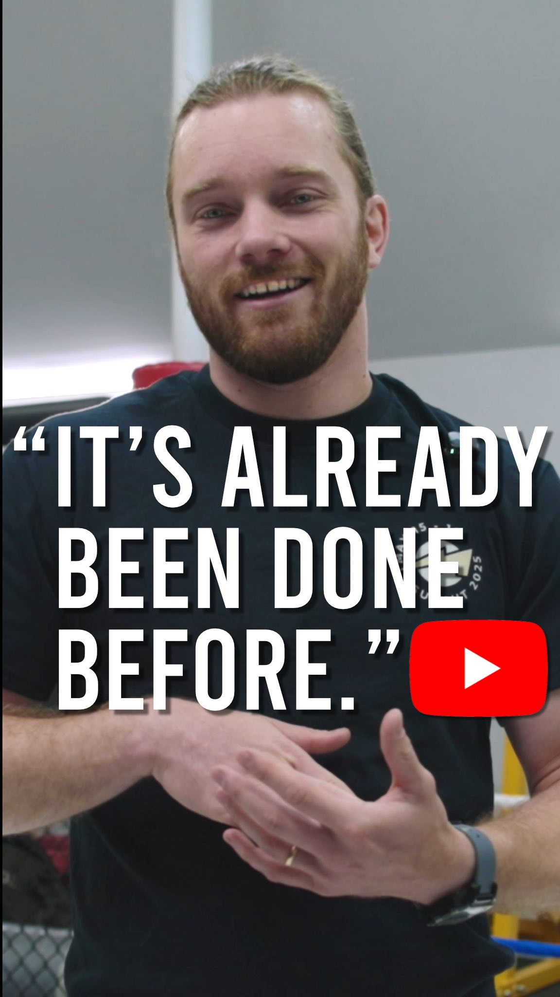 Instagram post by @shanefazen for Liquid Death. Caption reads: Do it before AI does it. #youtuber #MMA.