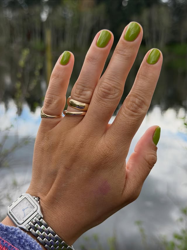 Instagram post by @taylorznails for Cracked Polish. Caption reads: @crackedpolish Avocado Toast (pr) Another fabulous....