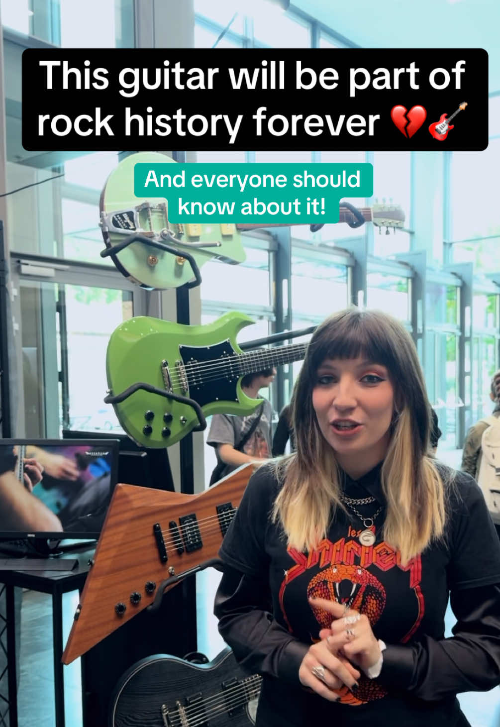 TikTok post by @the_geargirl for Yamaha. Caption reads: Brent Hinds will be missed dearly by friends and....