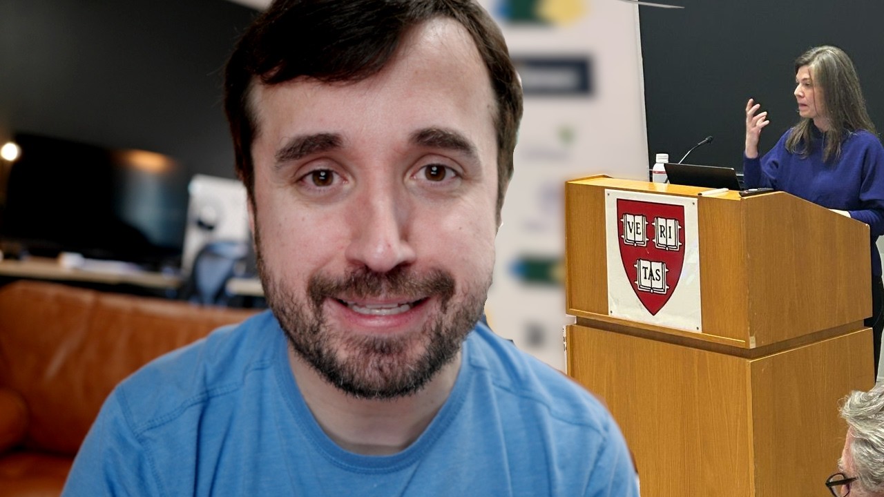 YouTube post by @cadeachave for Cambly. Caption reads: PÓS CIRURGIA E PALESTRA EM HARVARD - Ep.1736.