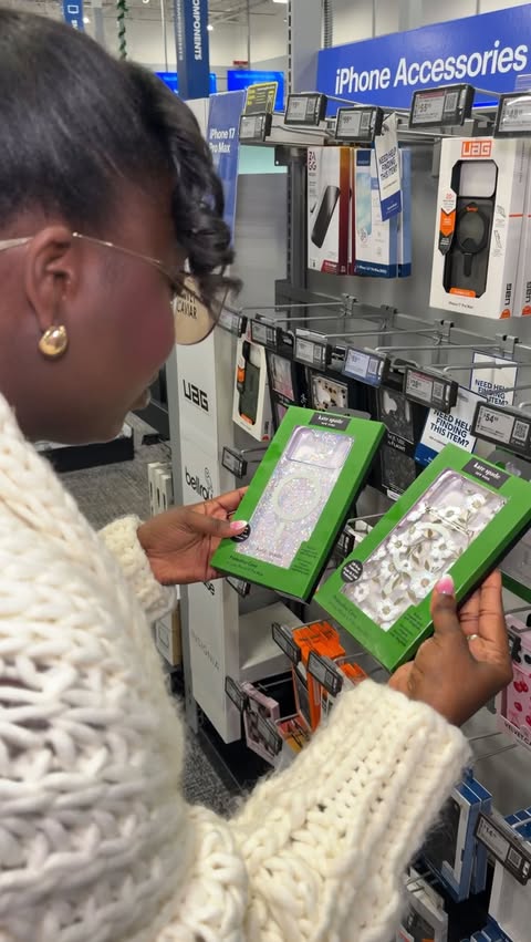 Instagram post by @priscastyleme for Best Buy. Caption reads: [...] and protective. Shopping in-store at....