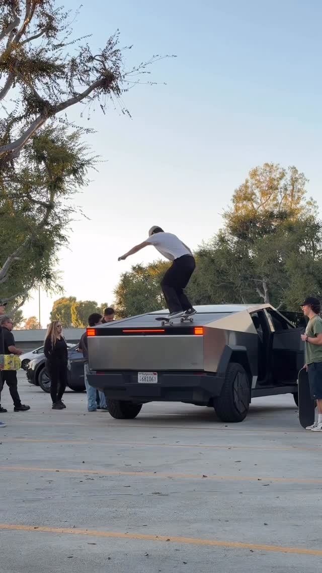 Instagram post by @bubbajacksn for Tesla. Caption reads: New whip @teslamotors.