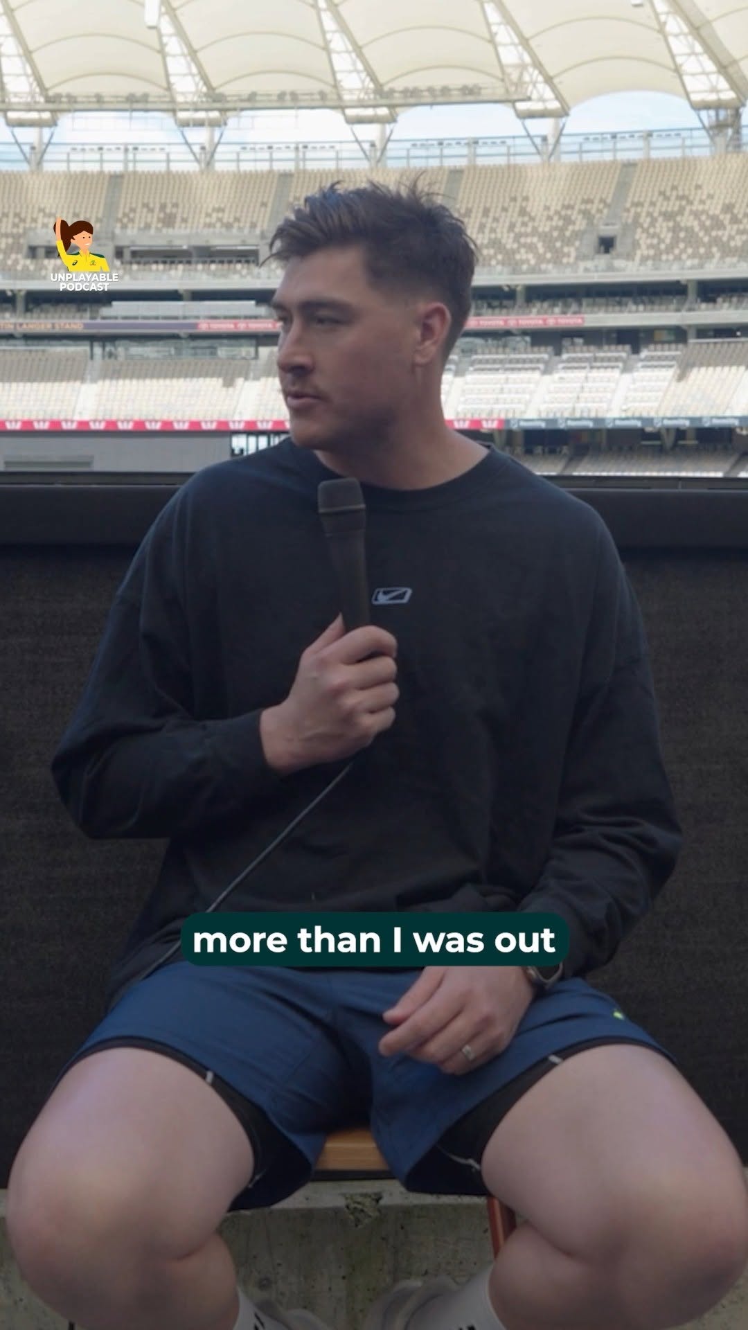 Instagram post by @cricketcomau for Qantas. Caption reads: Matt Renshaw's first time being part of the ODI....
