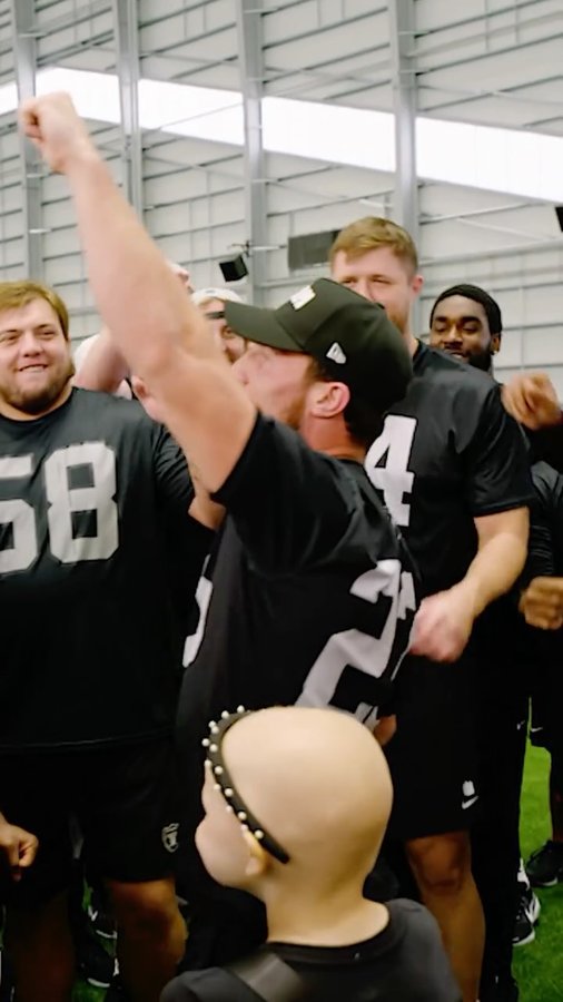 Instagram post by @raidersimpact for Intermountain Health. Caption reads: In partnership with Intermountain Health, the....