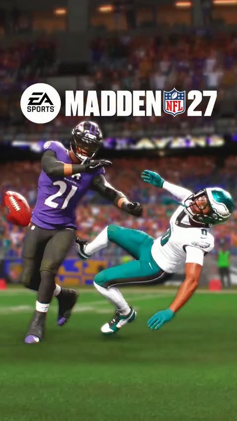 Instagram post by @qjbeat for EA SPORTS Madden NFL 26. Caption reads: Hardest Hitting FS Ever in Madden 27 Superstar....