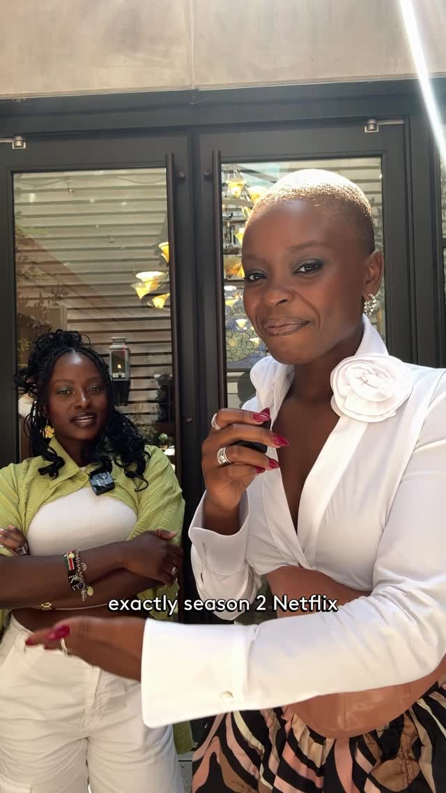 Instagram post by @claireateku for Refinery29. Caption reads: @joysunday is having a main-character moment —....