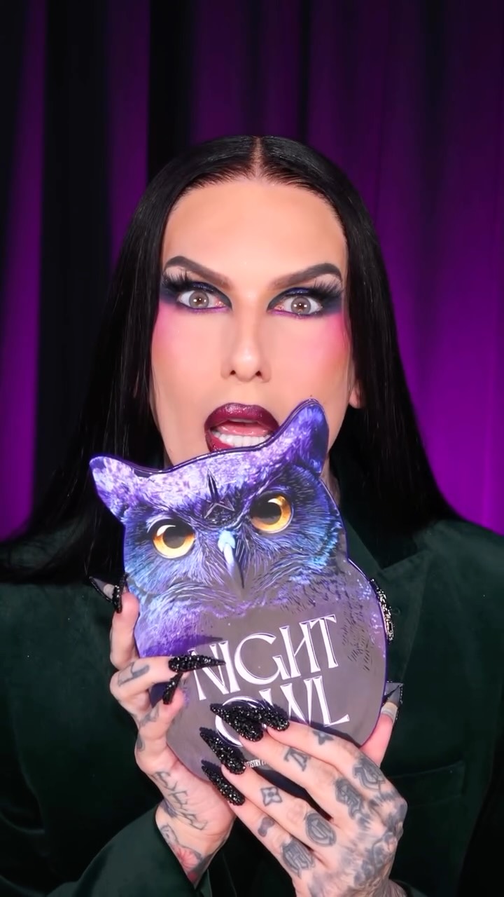 Instagram post by @jeffreestar for Jeffree Star Cosmetics. Caption reads: 🚨COLLECTION REVEAL🚨 Get ready to stay up all....