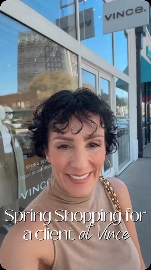 Instagram post by @stylewitheugenia for Vince. Caption reads: In this reel, you get a little peek into what it....