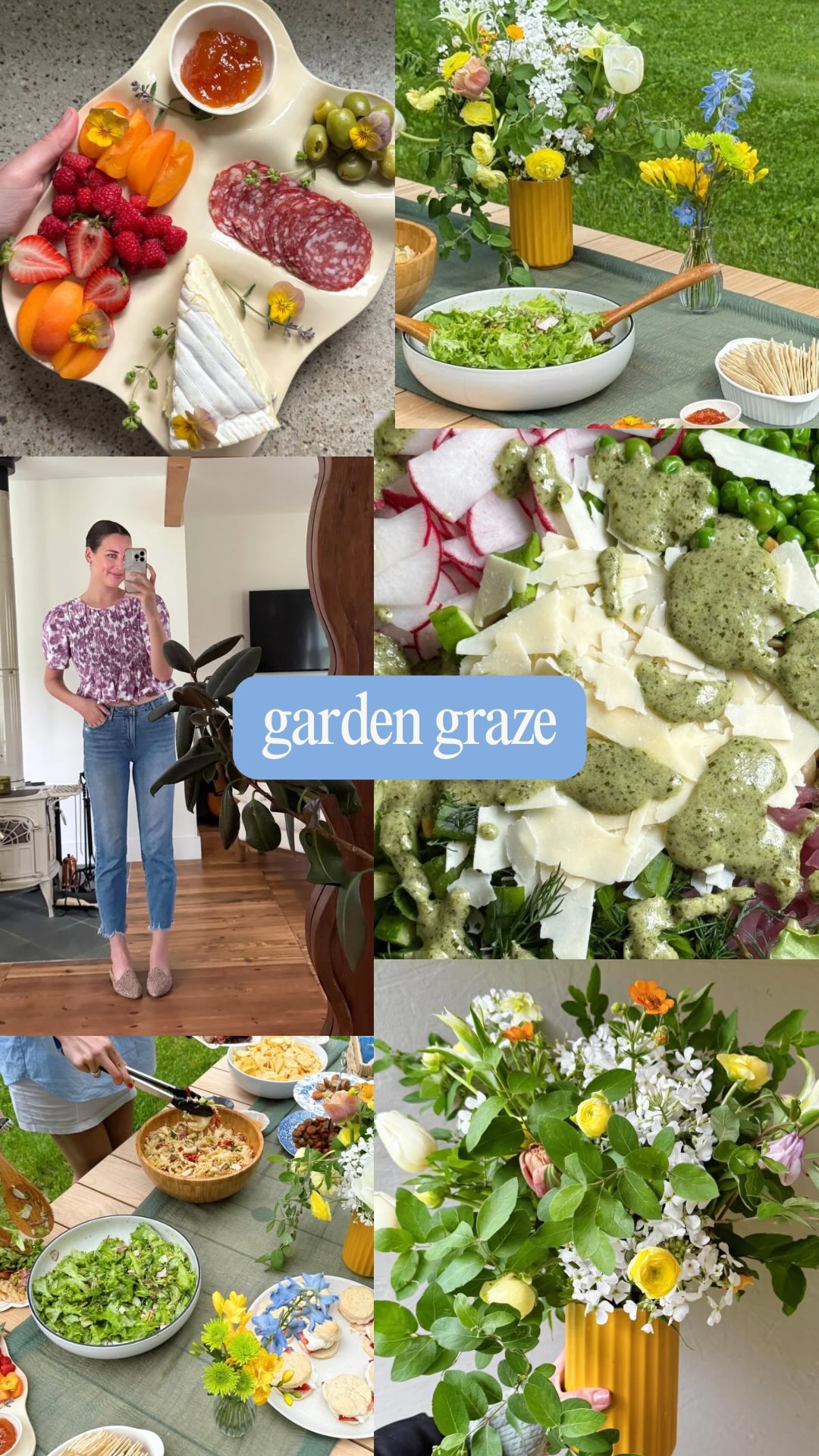 Instagram post by @thatcheeseplate for Burrow. Caption reads: [...] complete thanks to my friends at @burrow....