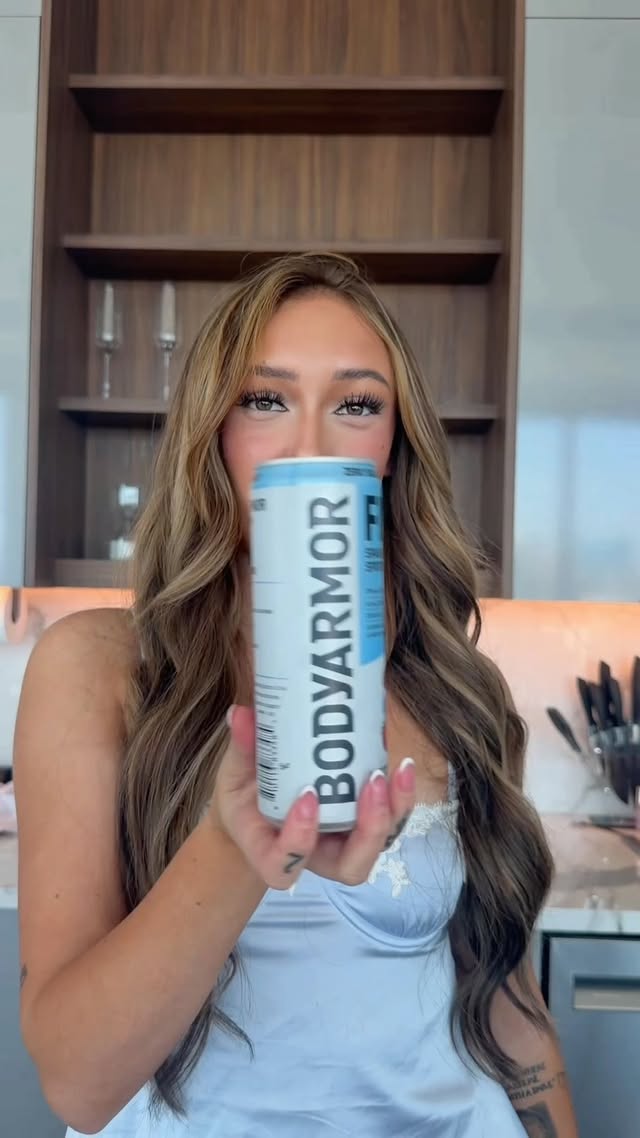 Instagram post by @rhegan777 for BODYARMOR. Caption reads: [...] a good day to have a good day with BODYARMOR....