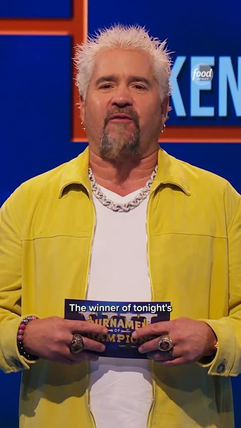 Instagram post by @guyfieri for Food Network. Caption reads: It’s the season of upsets on @guyfieri’s TOC!....