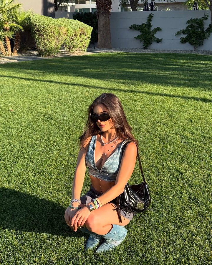 Instagram post by @laurengibson for Miss Me. Caption reads: did you @missme Coachella? #MissMe #MissmeFestival.