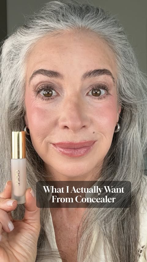 Instagram post by @silverliberation for OGEE. Caption reads: [...] your skin, look at your concealer.👀 The....