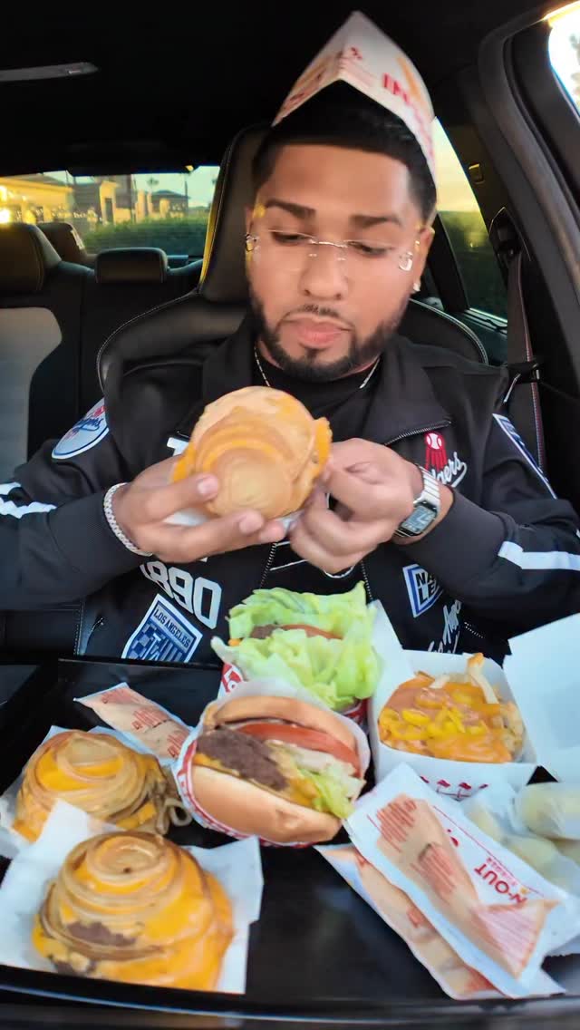 Instagram post by @noemurillo for Culture Kings. Caption reads: In-N-Out Mukbang
@culturekings code NOE to save.