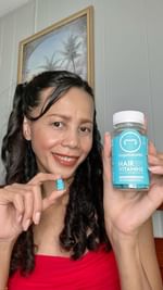 Instagram post by @virgtify for SugarbearPRO. Caption reads: Ad 🧸 “Ever wondered why my hair looks so vibrant....