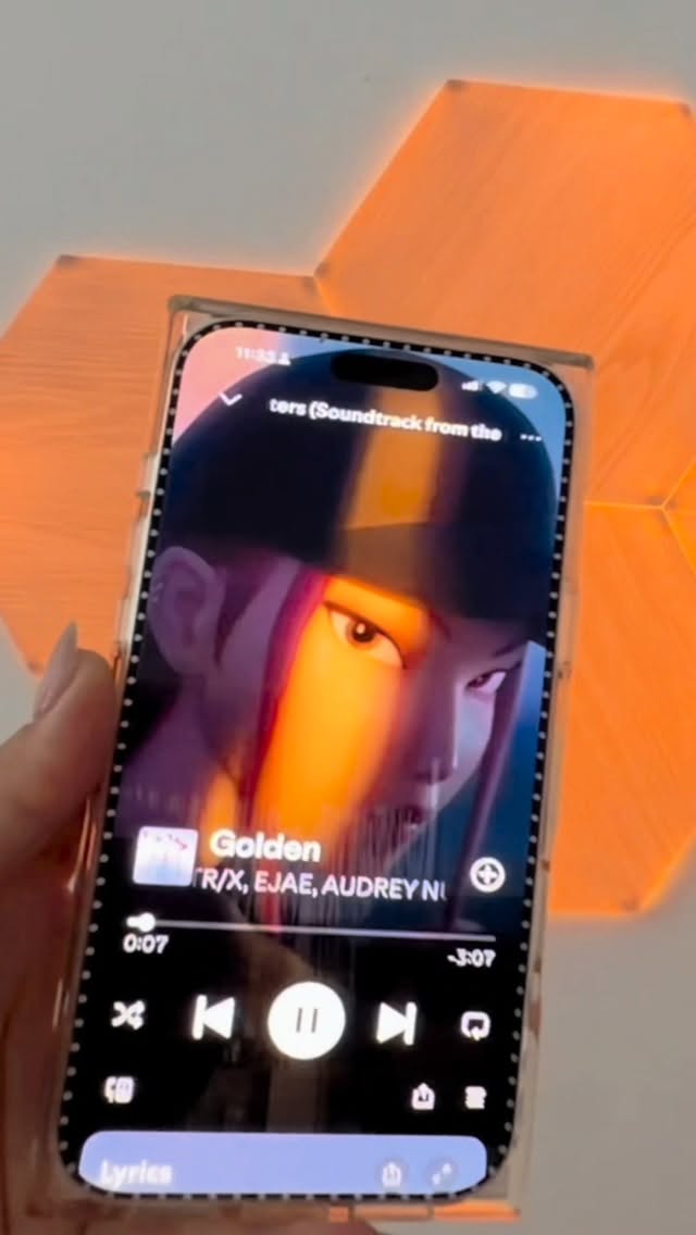 Instagram post by @two.brisbane.mamas for Nanoleaf. Caption reads: If you know this song playing then you’re in the....