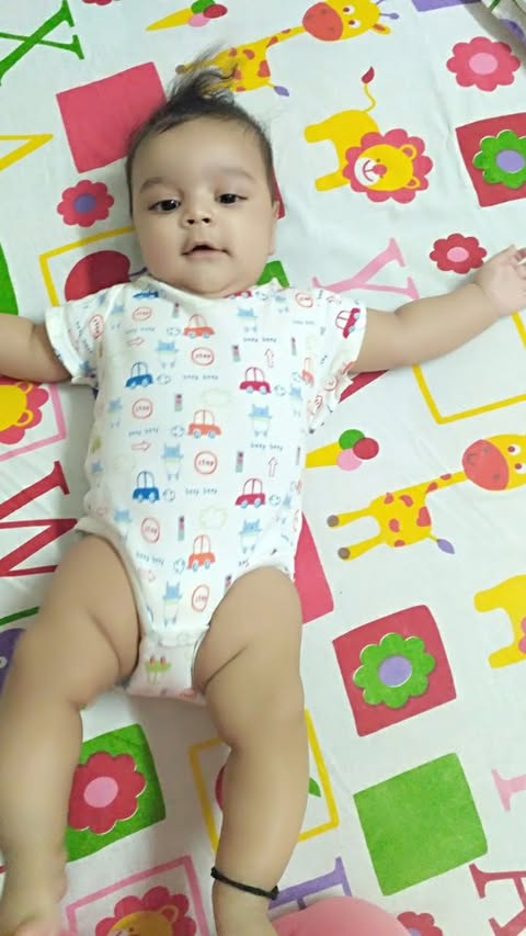 Instagram post by @indianmommie for MomJunction. Caption reads: #ad #paidpartnership Himlaya baby massage oil with....
